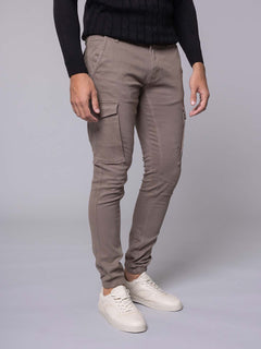 Pantaloni con tasconi|Colore:Fango