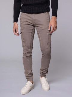 Pantaloni con tasconi|Colore:Fango