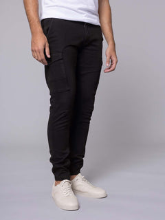 Pantaloni con tasconi|Colore:Nero