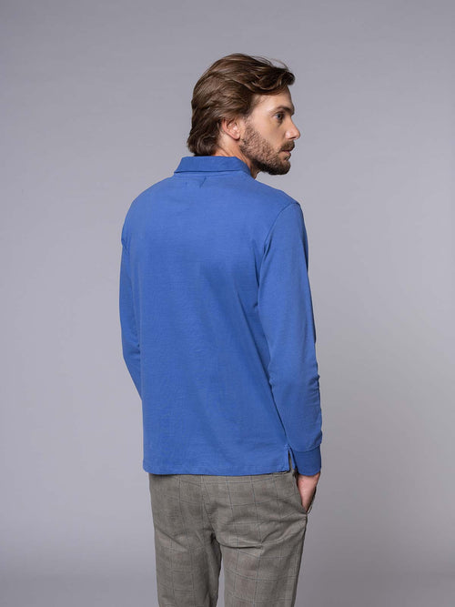 Polo manica lunga Beaufort|Colore:Blu