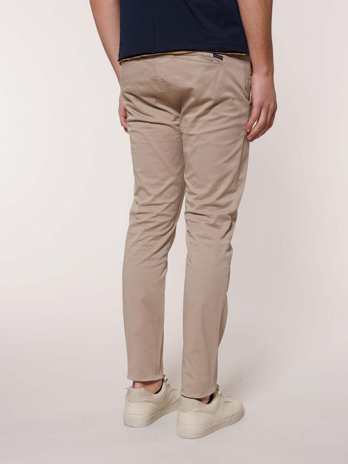 Pantaloni gabardina tasca America|Colore:Beige