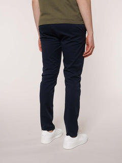Pantaloni gabardina tasca America|Colore:Navy