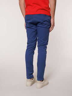 Pantaloni gabardina tasca America|Colore:Royal