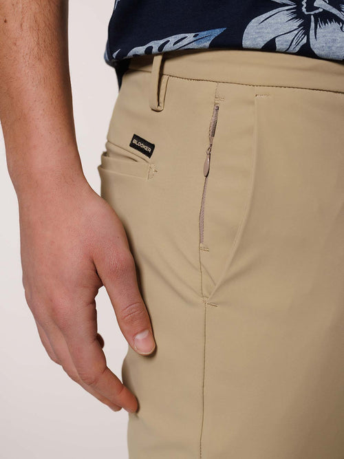 Technical fabric trousers