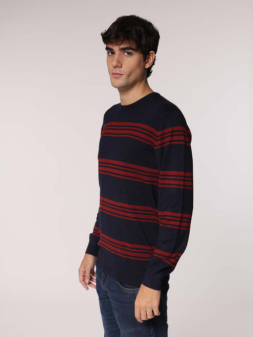 Maglia multi riga|Colore:Blu