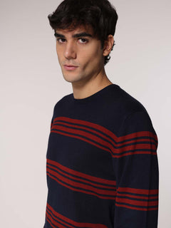 Maglia multi riga|Colore:Blu