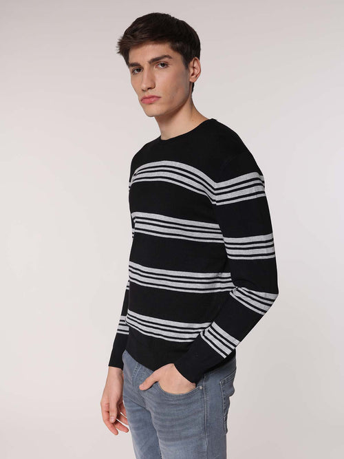 Maglia multi riga|Colore:Nero