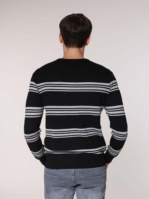 Maglia multi riga|Colore:Nero