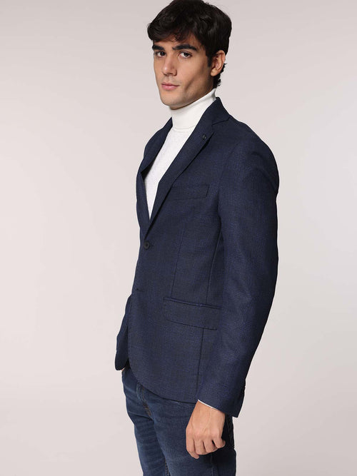 Giacca principe di Galles|Colore:Blu