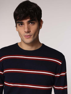 Maglia doppia riga|Colore:Blu