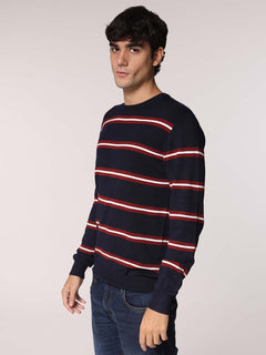 Maglia doppia riga|Colore:Blu
