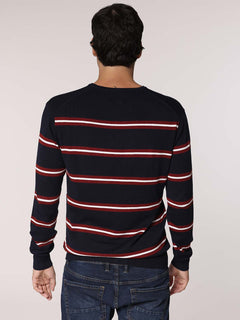 Maglia doppia riga|Colore:Blu
