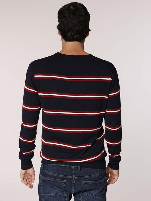 Maglia doppia riga|Colore:Blu