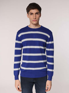 Maglia doppia riga|Colore:Royal
