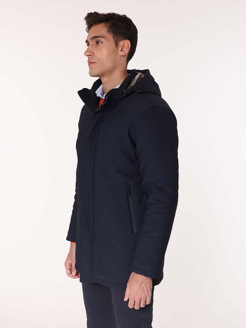Trench in tessuto armaturato|Colore:Blu