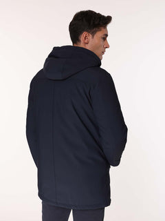 Trench in tessuto armaturato|Colore:Blu