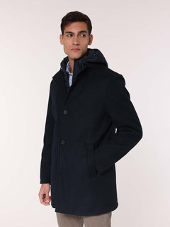 Cappotto con pettorina|Colore:Blu