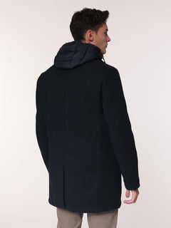 Cappotto con pettorina|Colore:Blu