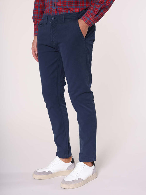 Pantaloni diagonale tasca America|Colore:Blu chiaro