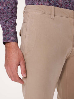 Pantaloni tasca ribattuta|Colore:Beige