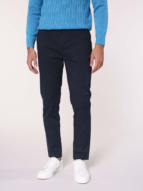 Pantaloni tessuto gabardine|Colore:Blu